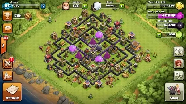 clash of clans how to build