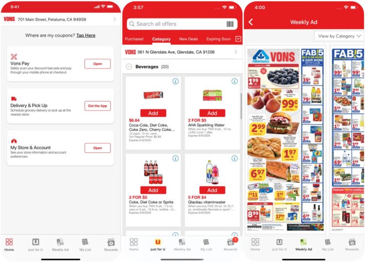 vons coupon app