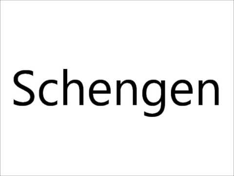 schengen visa pronunciation