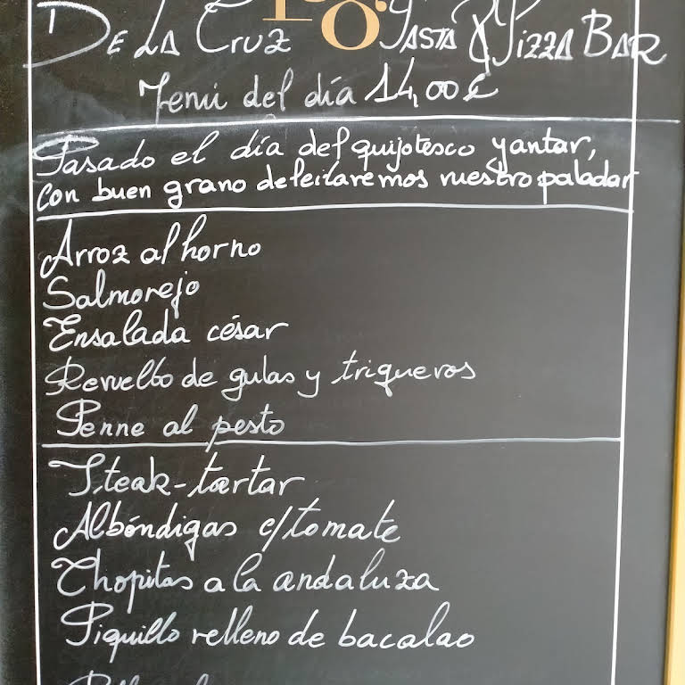 de la cruz pasta & pizza bar