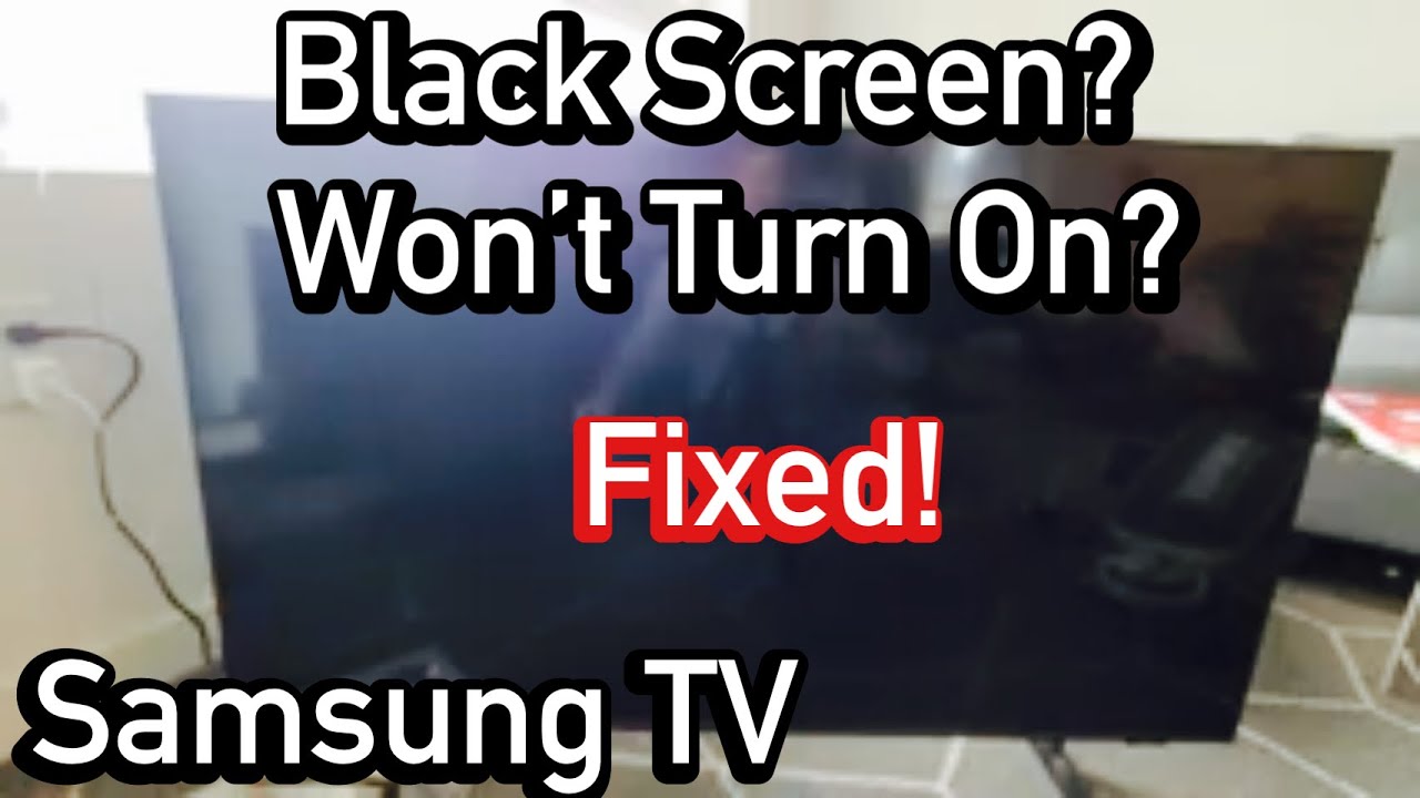 samsung plasma does not turn on