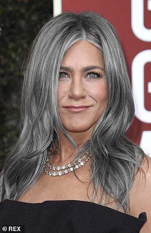 jennifer aniston gray hair