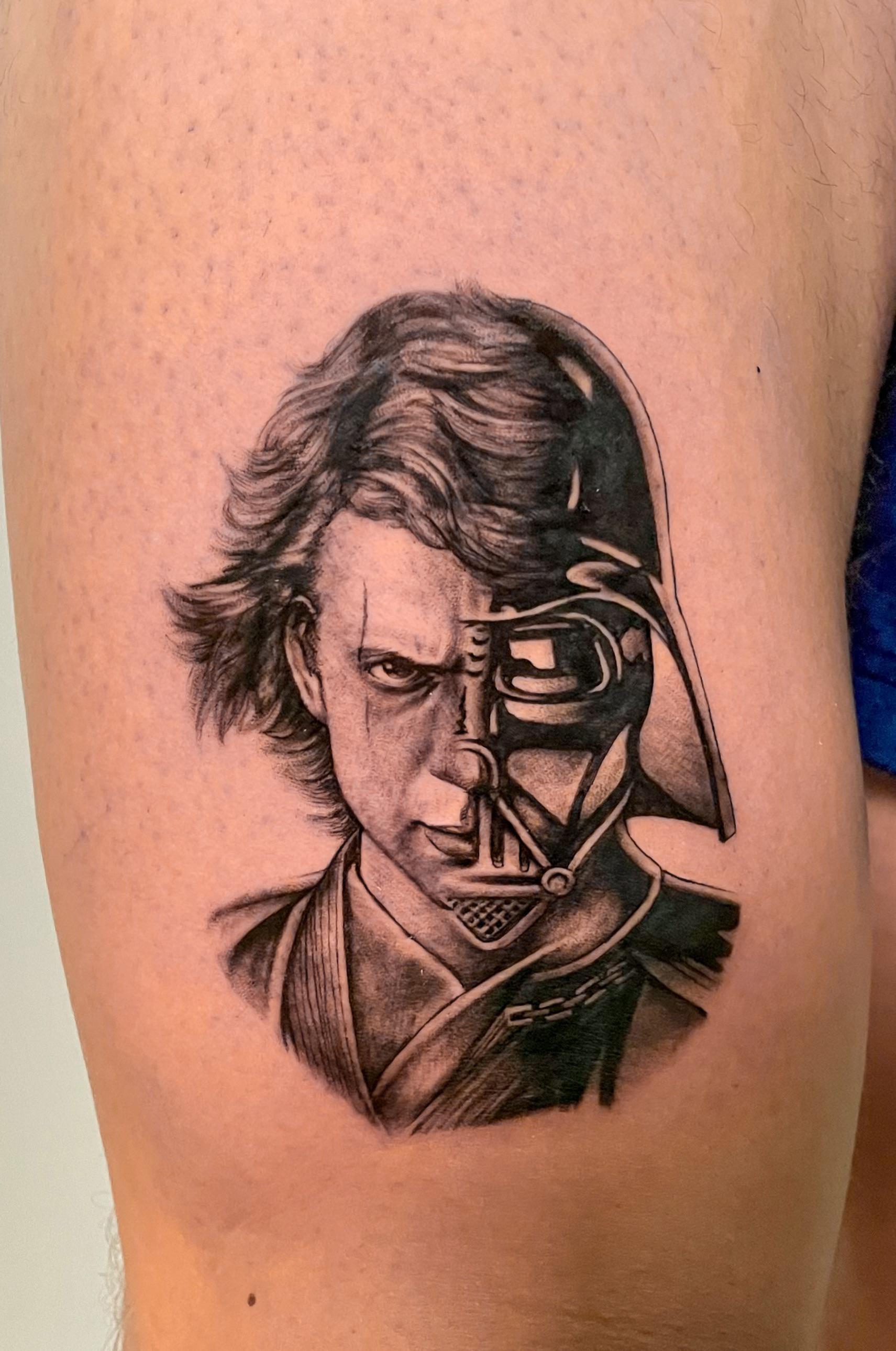 anakin skywalker tattoo