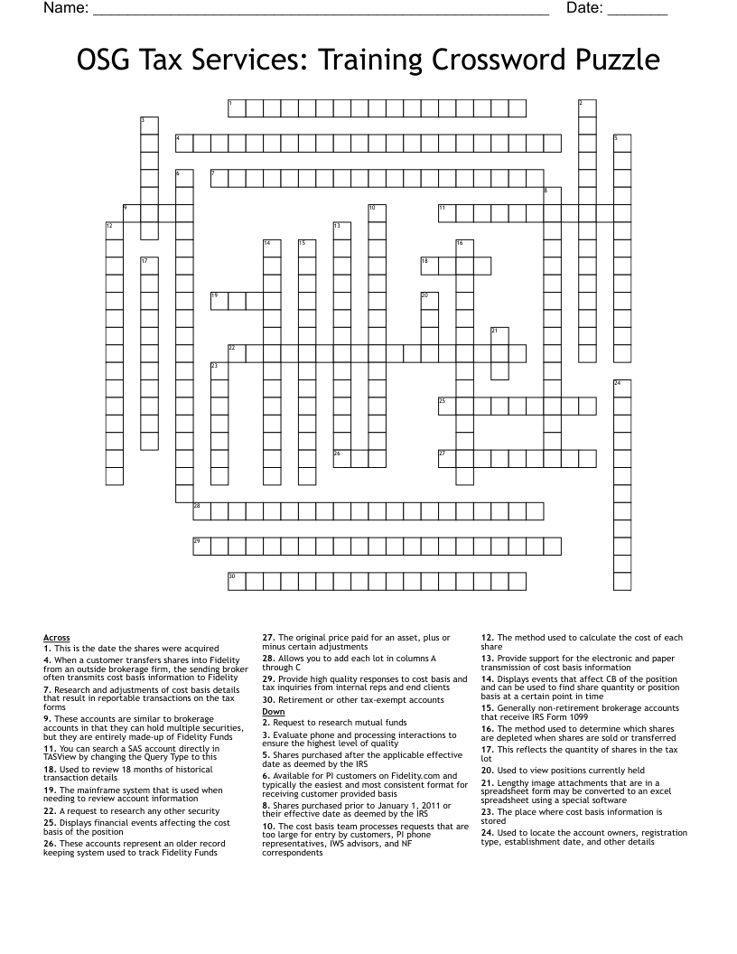 entry on a tax form crossword