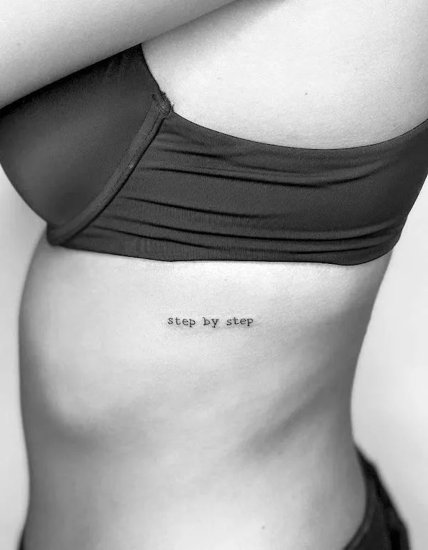 cute rib tattoos