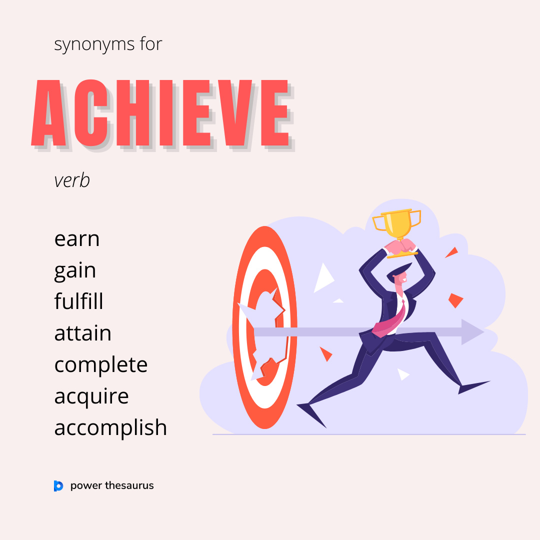 synonym for achieve