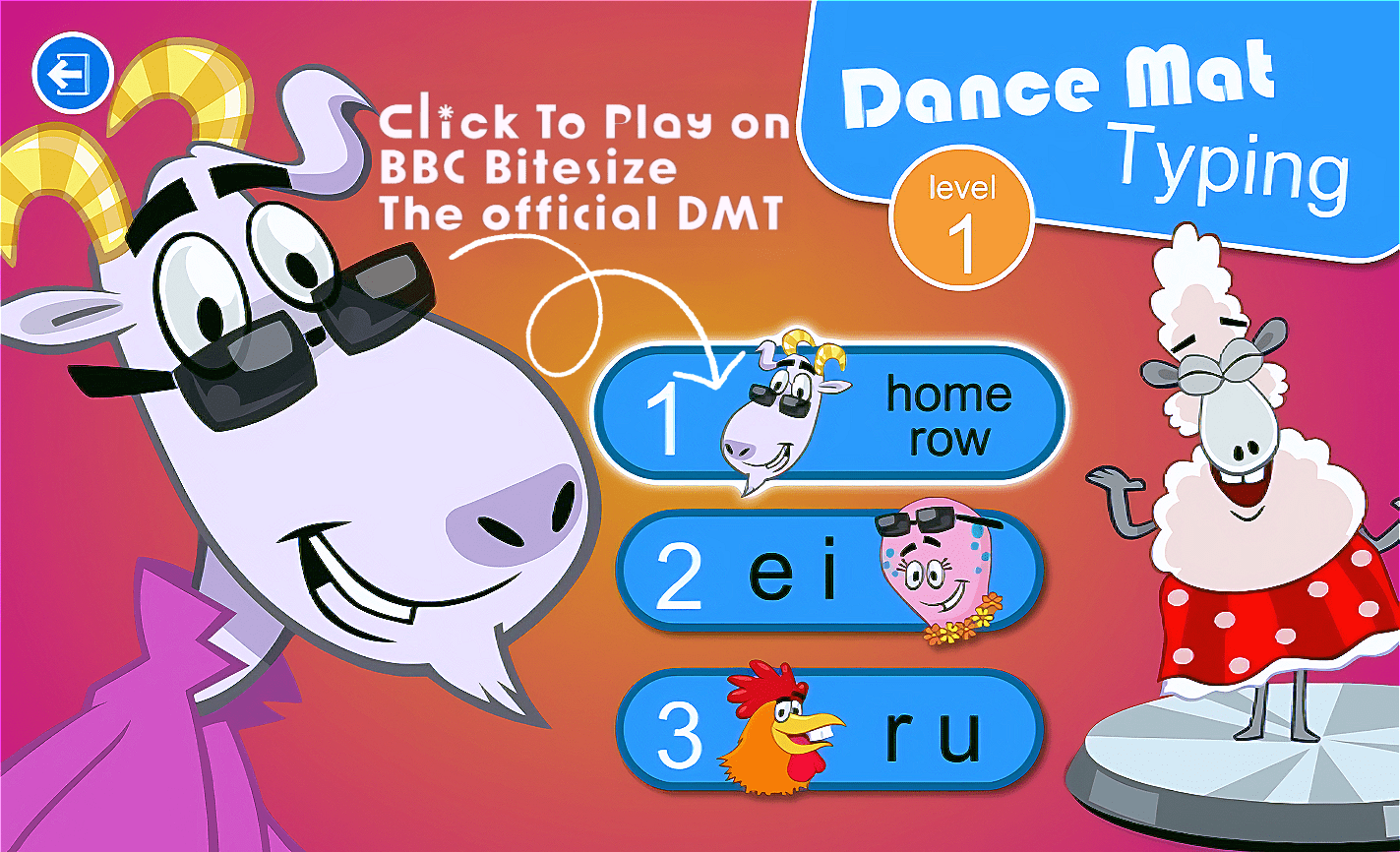 bbc dance mat typing