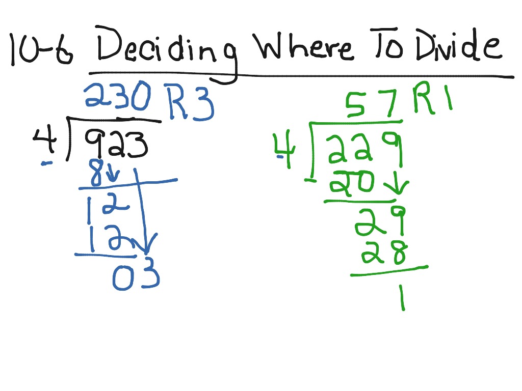 10 divided by 6