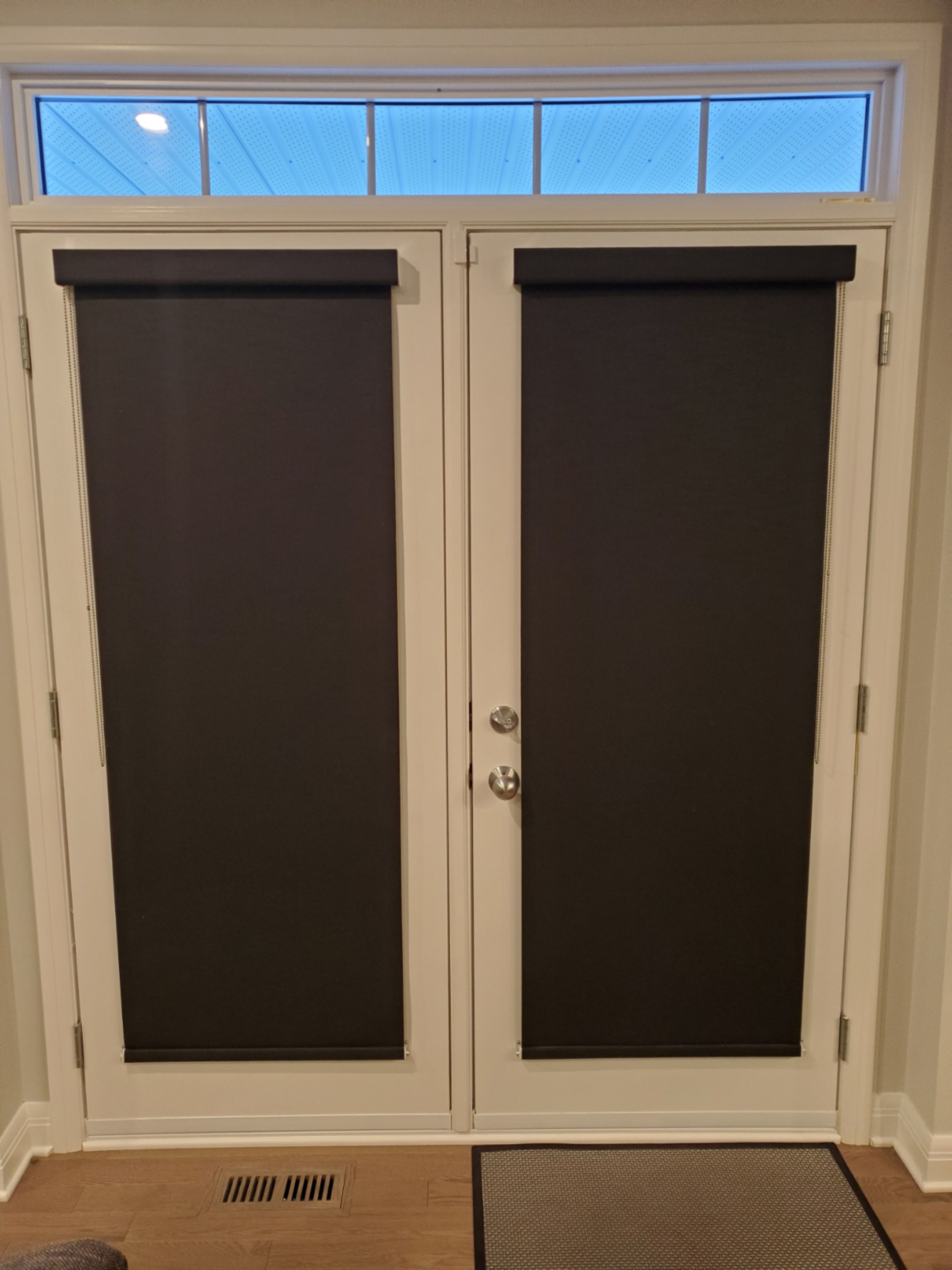 blackout shade for french door