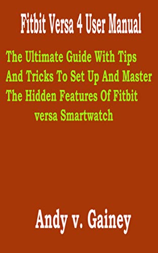 fitbit versa 4 manual