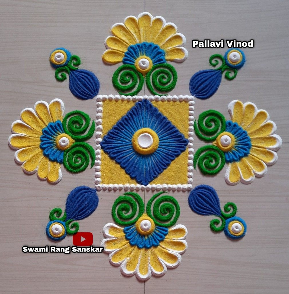 simple rangoli designs pinterest