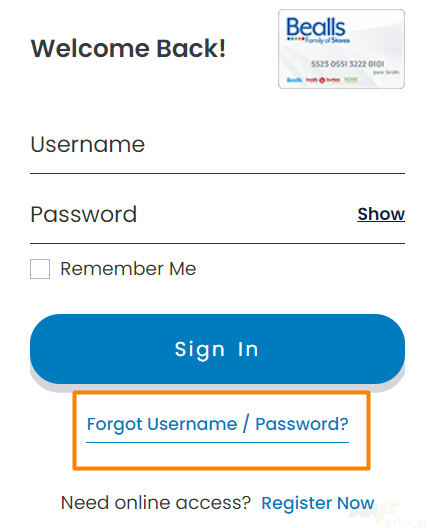 bealls com login