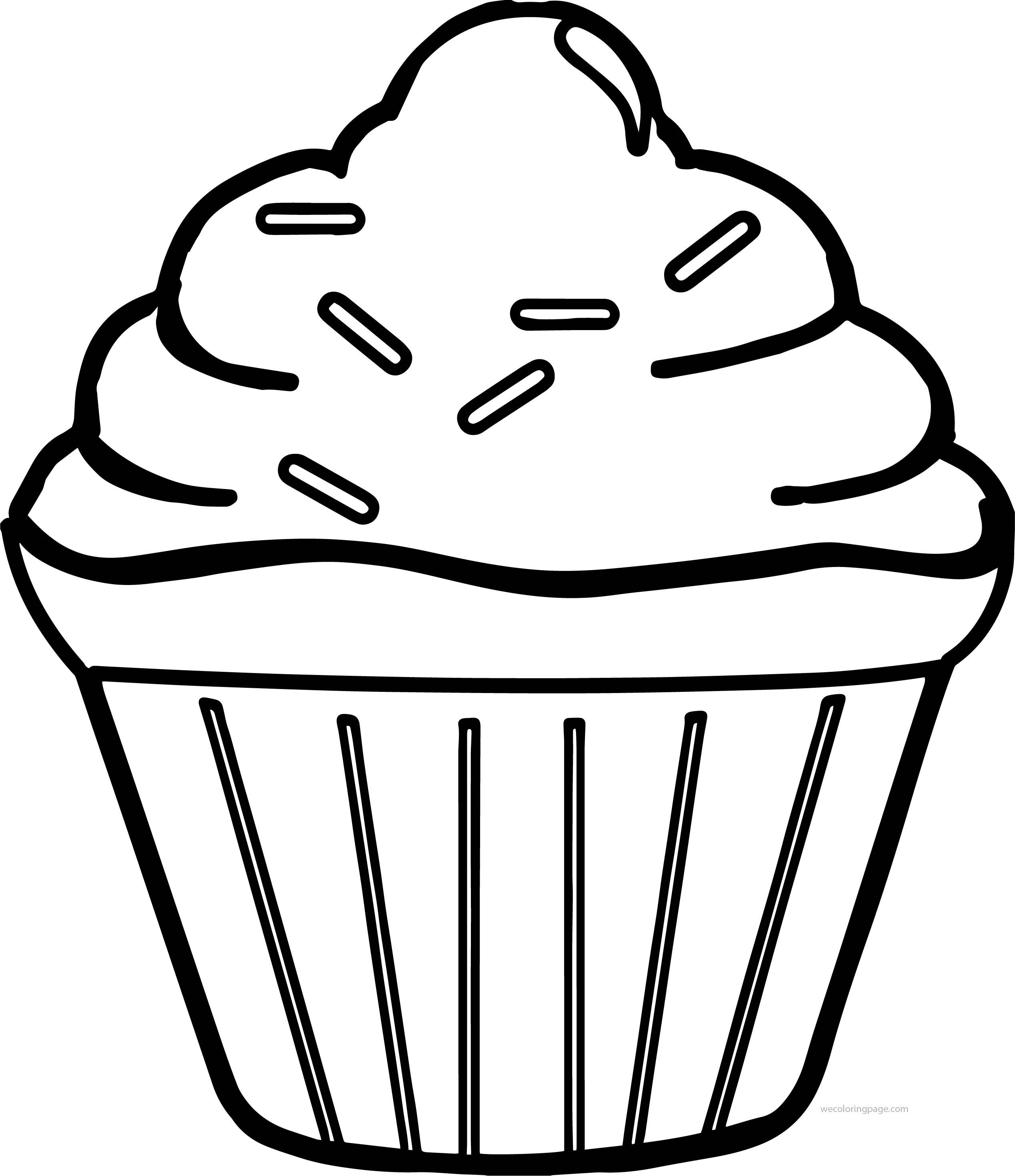 cupcake coloriage