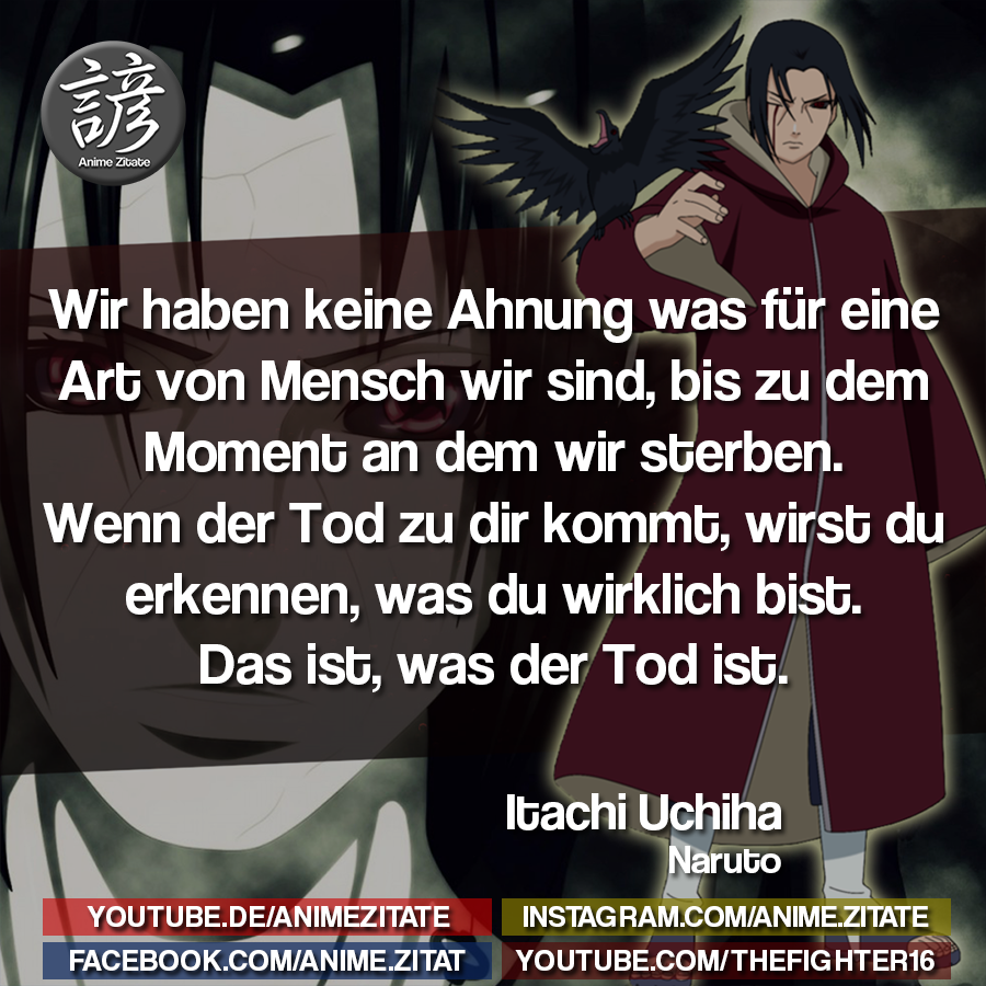 itachi uchiha zitate