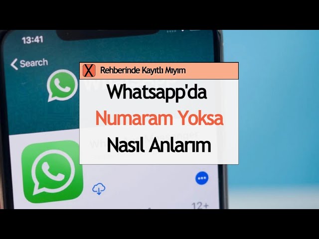 whatsappta nasıl kaydedildiğini görmek