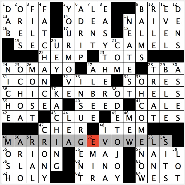 naive crossword clue