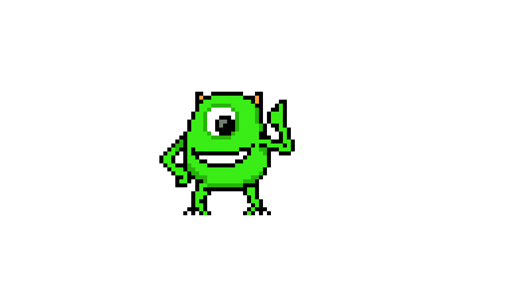 mike wazowski pixel