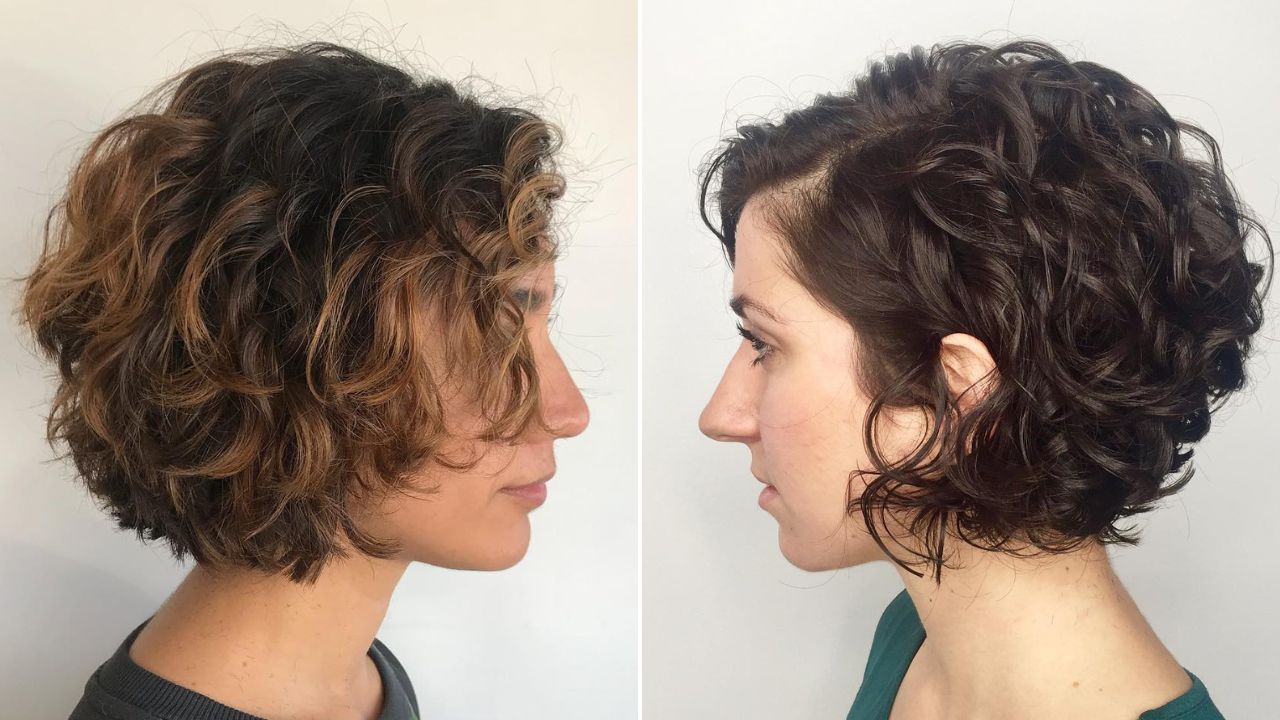 natural curly bob cut