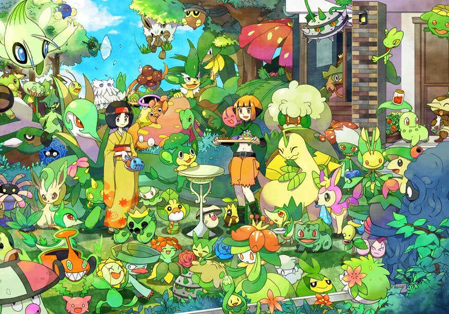 grass types pokemon