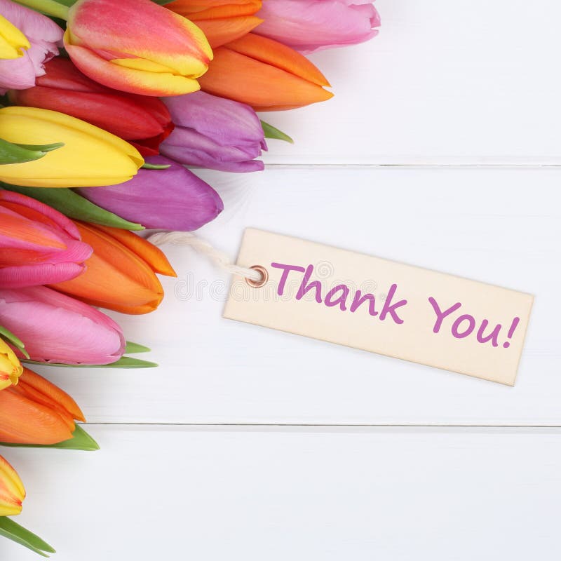 thank you pics with flowers