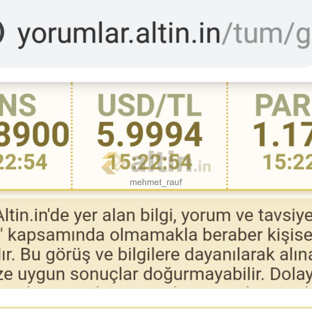 yorum altin in