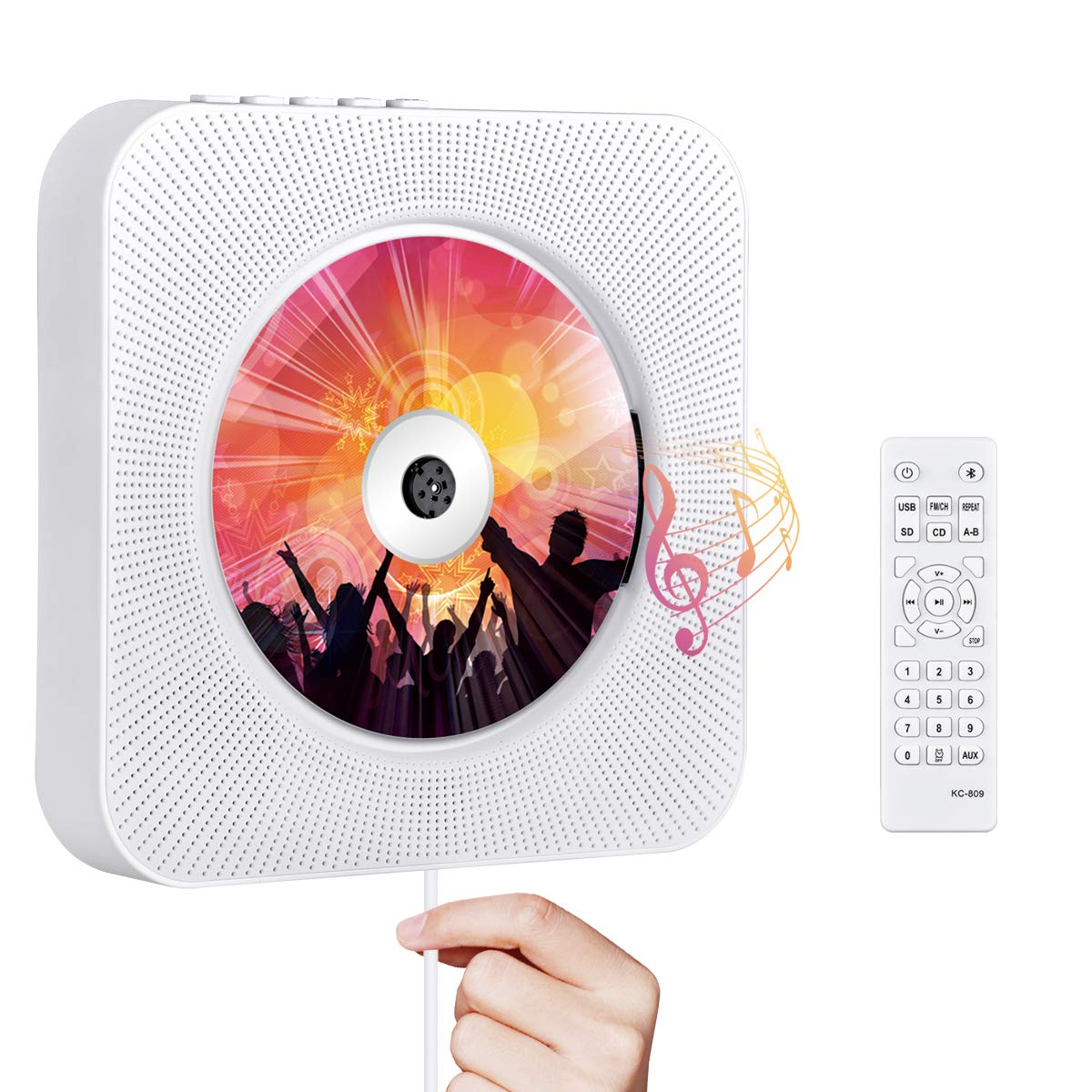 portable cd player bluetooth