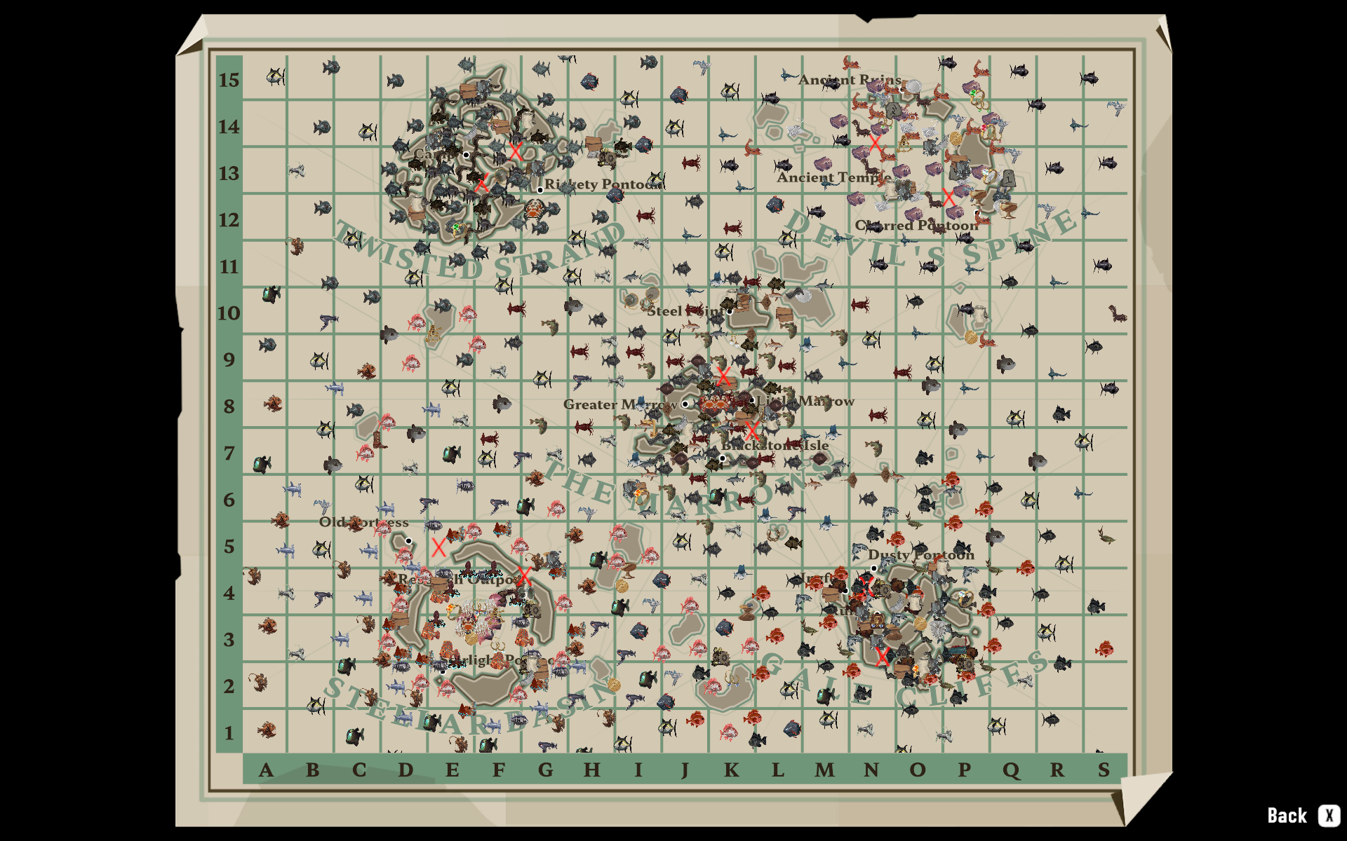 dredge map