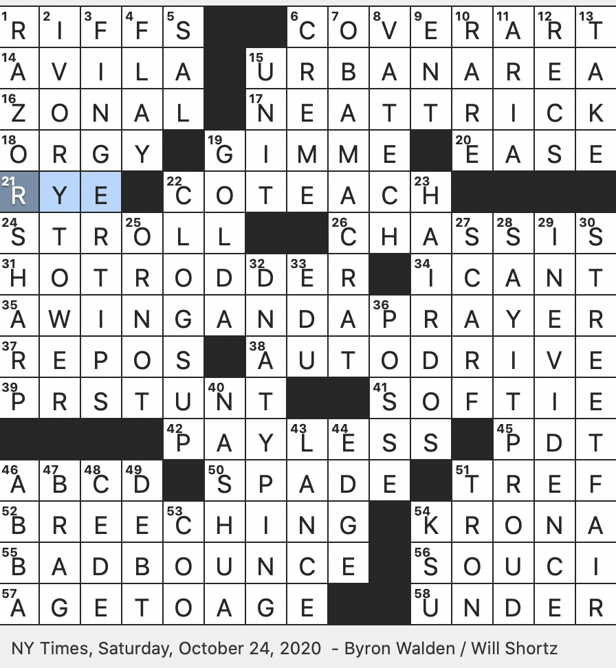 daintily odd crossword clue