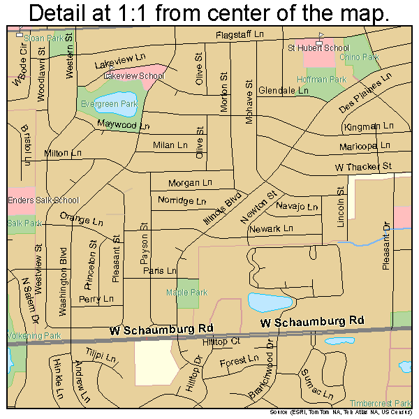 village of schaumburg zoning map