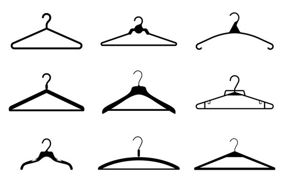 cloth hanger vector