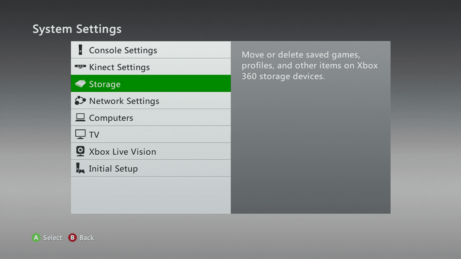 how to delete a profile in xbox 360