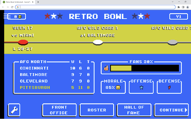 retro bowl unblocked 77