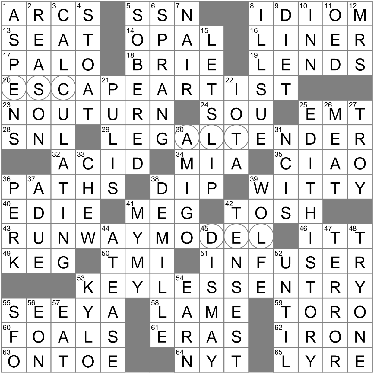 leg of mutton crossword clue