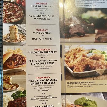 bj brewhouse menu