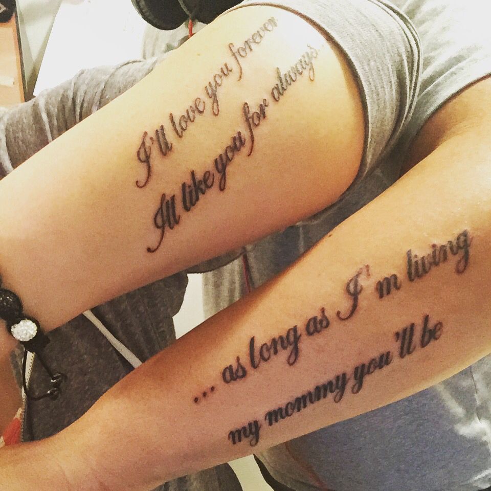 mother and son tattoo quotes