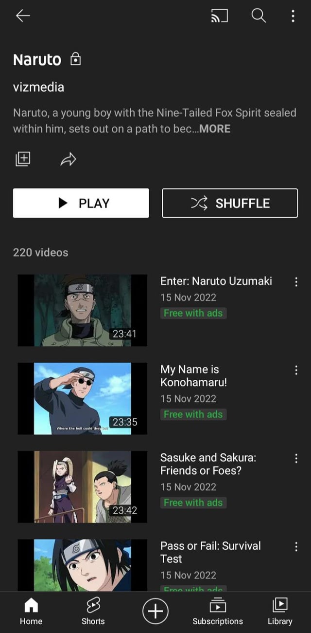 where to watch naruto english dub australia