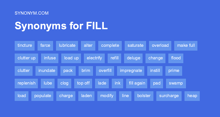 fill synonym