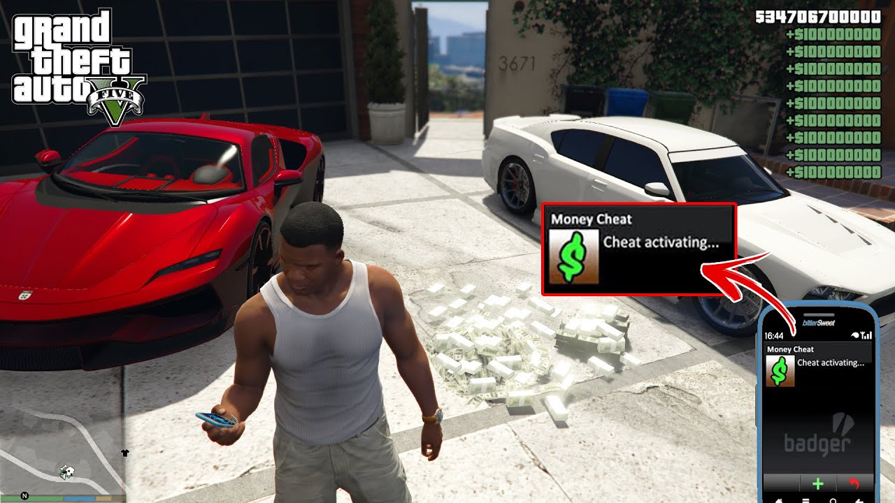 gta 5 story mode cheats money