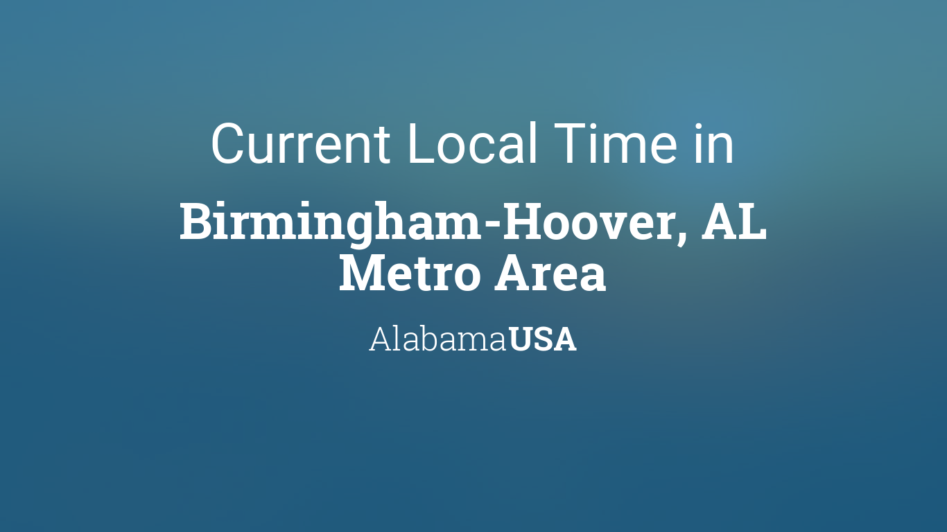 local time alabama birmingham