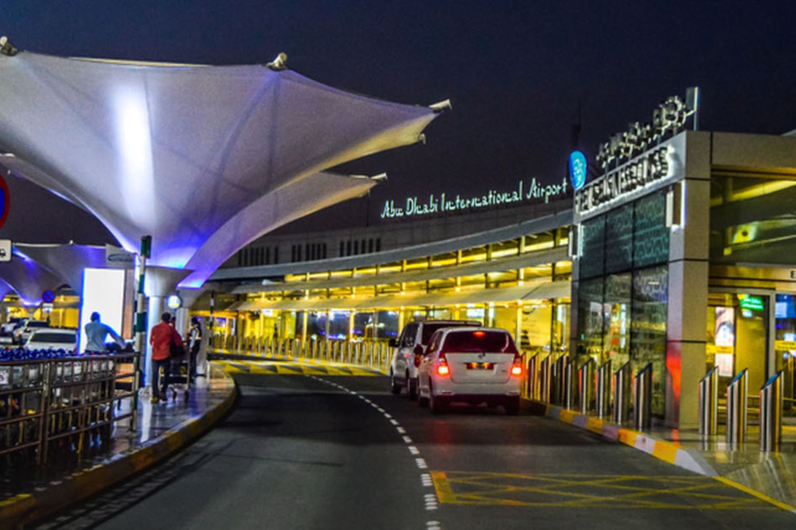 abu dhabi airport terminal 1 to 3 distance