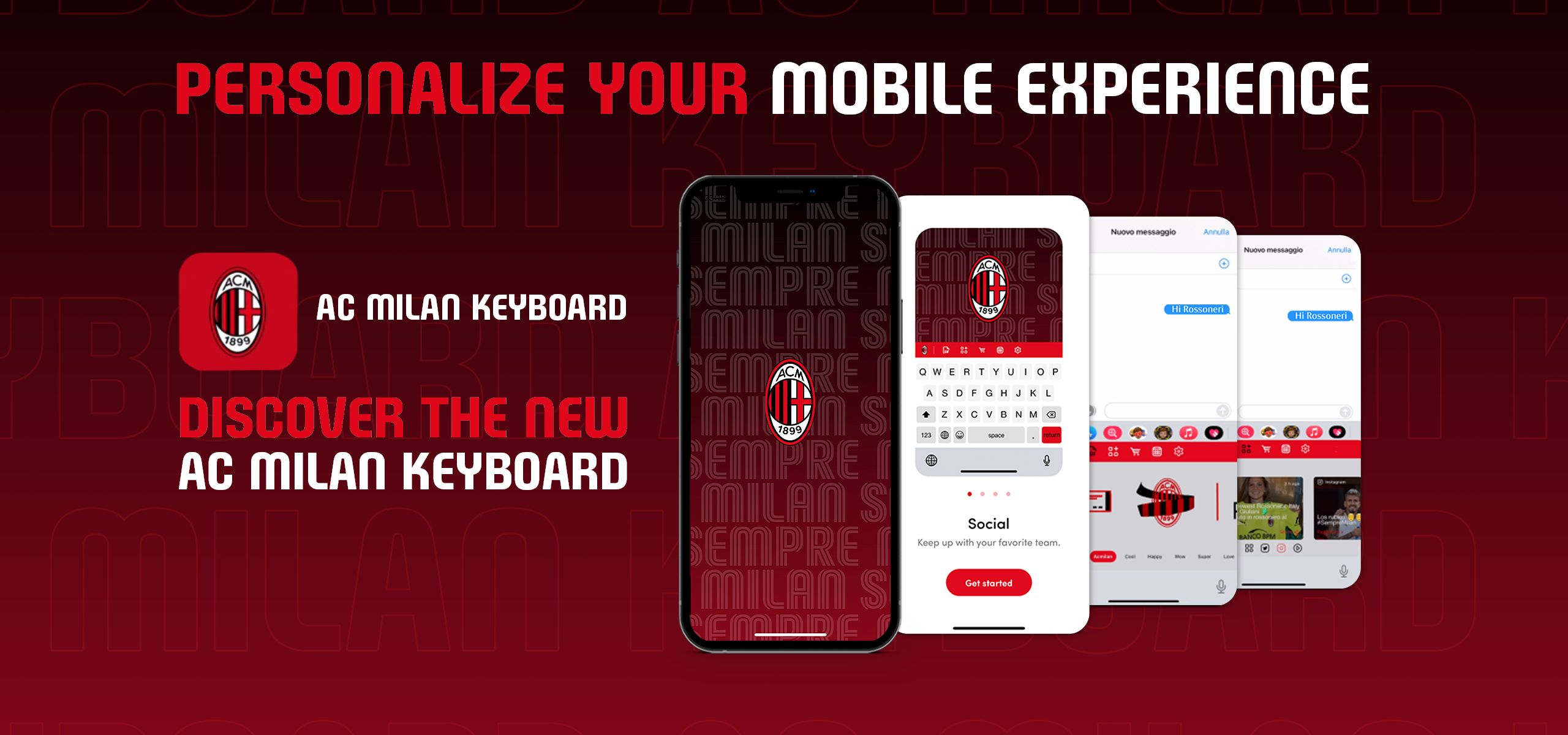 ac milan official keyboard