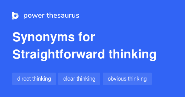 clear thinking synonym