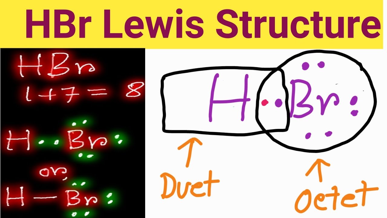 hydrogen bromide lewis dot structure