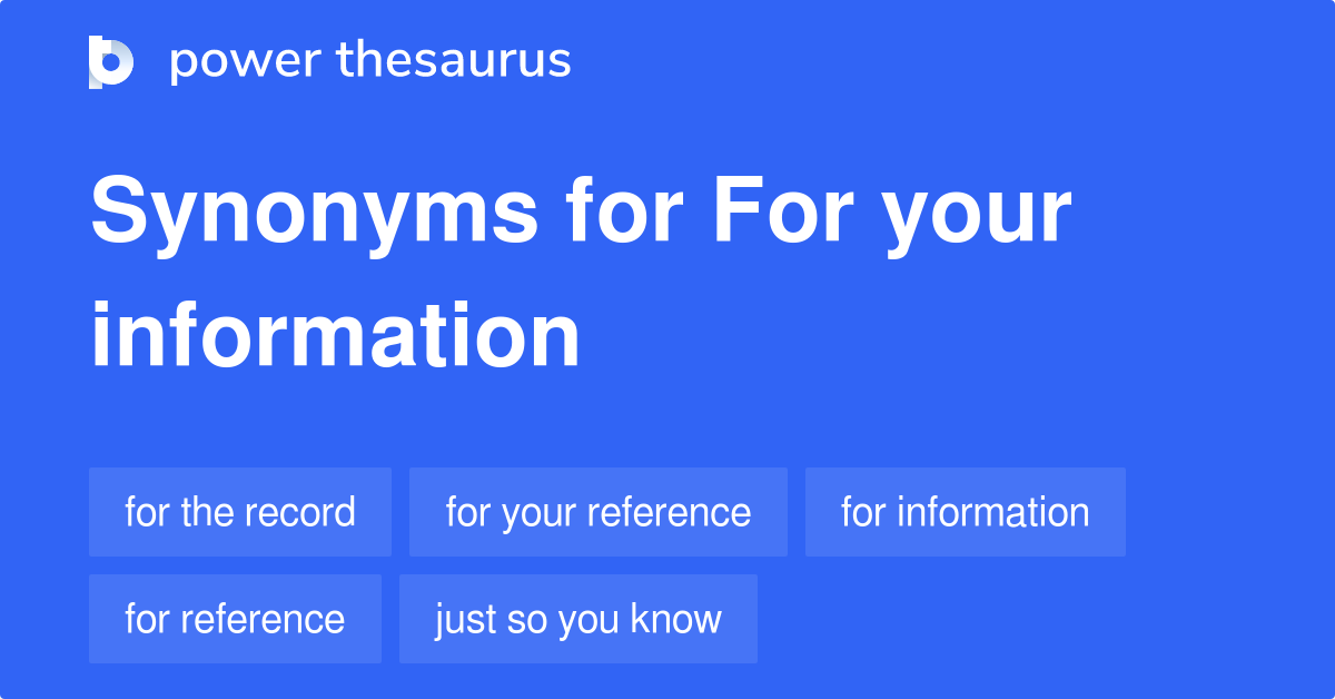 synonyms for informative