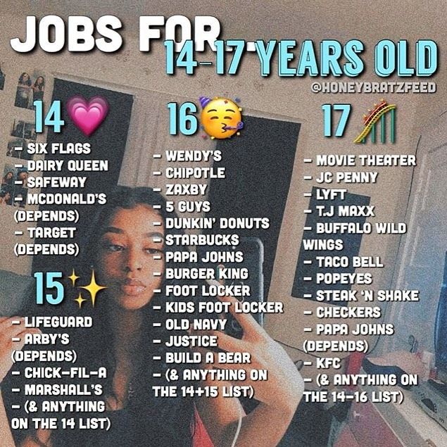 jobs for 14 year olds