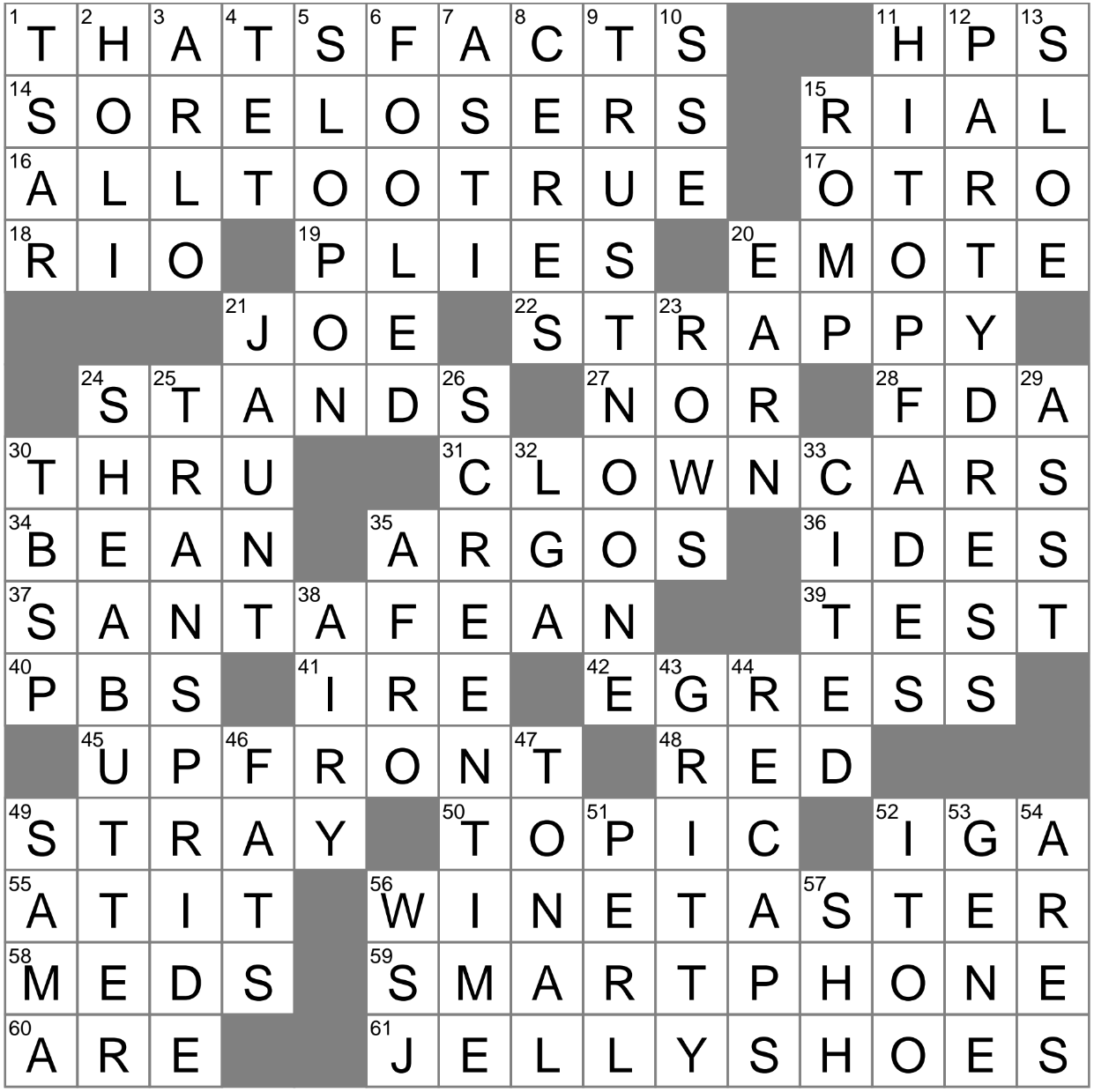 fizzy sweet powder crossword clue