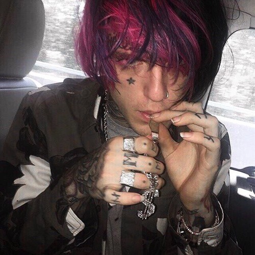 lil peep red hair