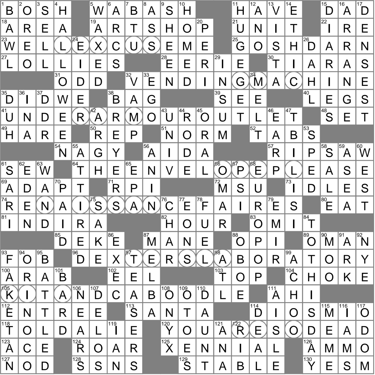 ace of base maybe crossword clue