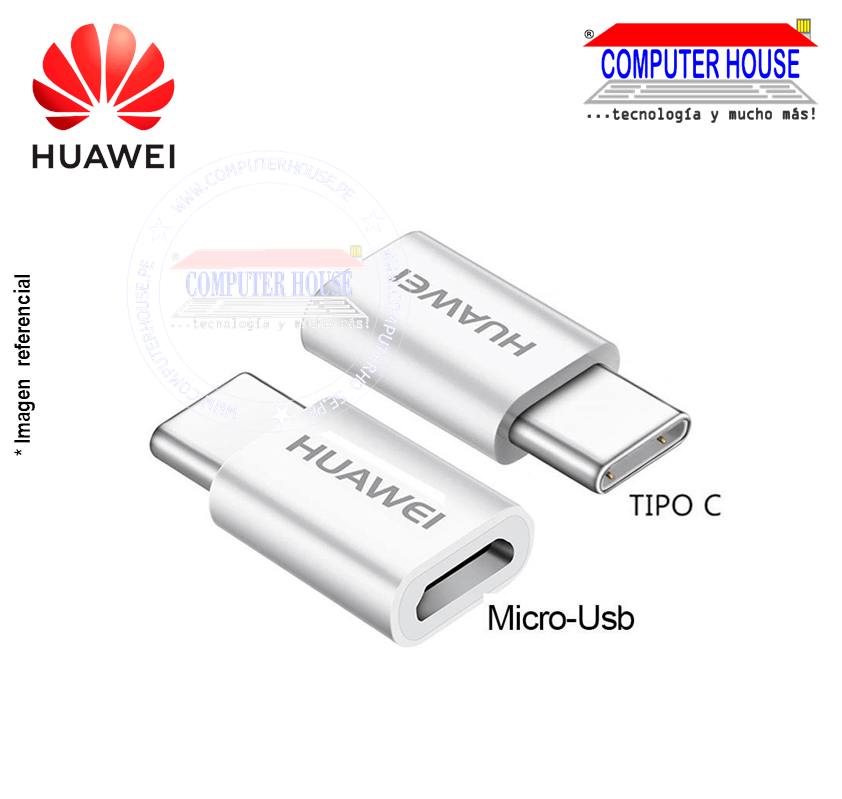 adaptador micro usb a tipo c huawei