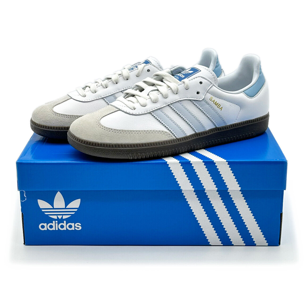 adidas samba light blue